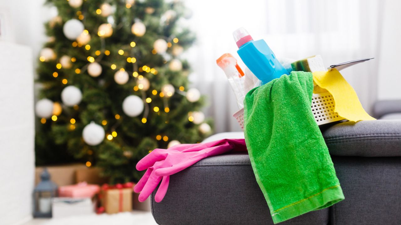 Limpieza del hogar en Navidad